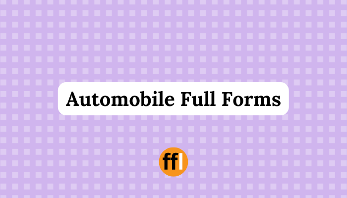 automobile-full-forms-fullform-live